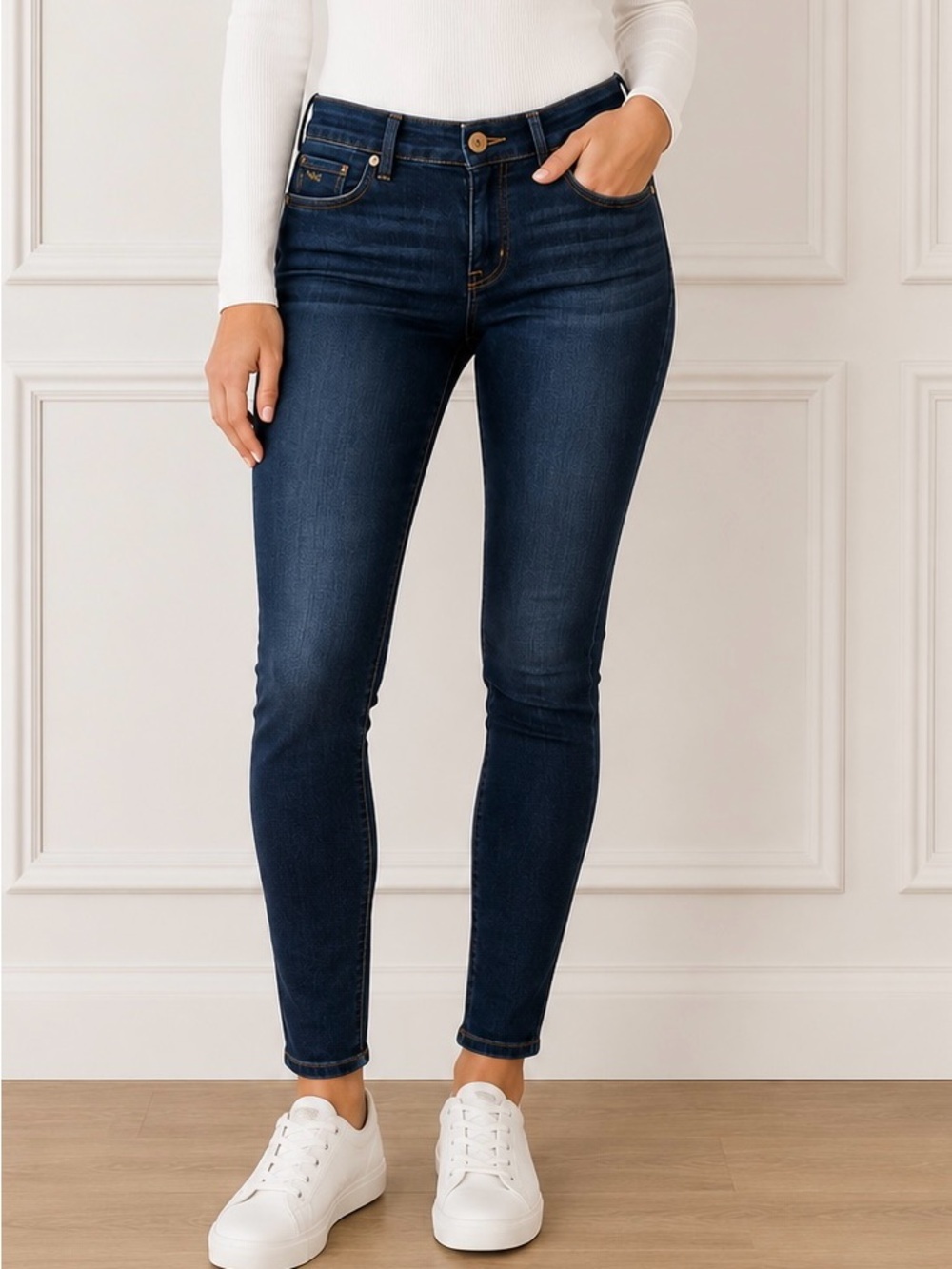 Ralph Lauren Jeans Size 28 Dark Wash Thompkins Super Skinny Stretch Denim